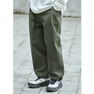 navy craft 日系纯色速干休闲裤男户外百搭直筒工装裤男春季长裤