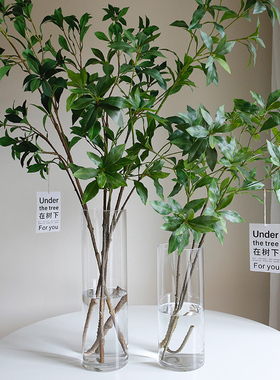 高仿真日本马醉木吊钟假绿植假树枝绿叶枝条新居送礼家居客厅装饰