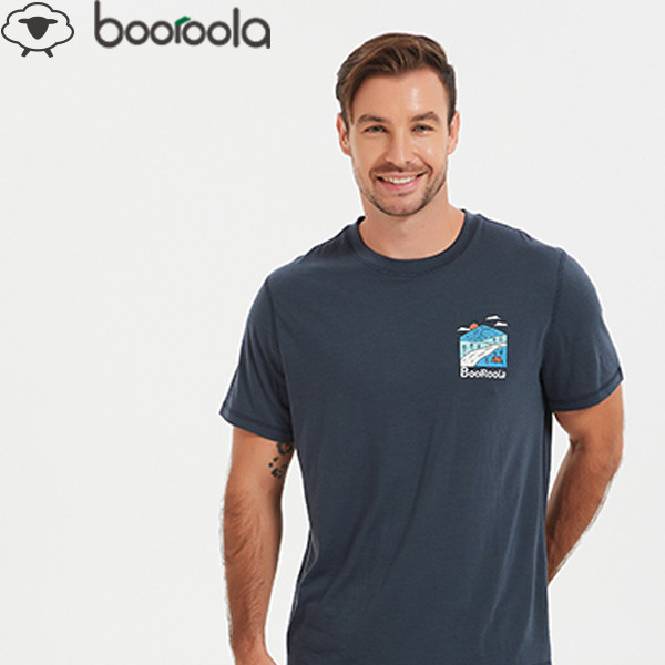 booroola夏季美利奴羊毛Trevira 短袖T恤男吸湿快干户外徒步抑菌,运动服/休闲服装,运动T恤,淘宝优惠券,粉丝福利购,淘宝优惠卷