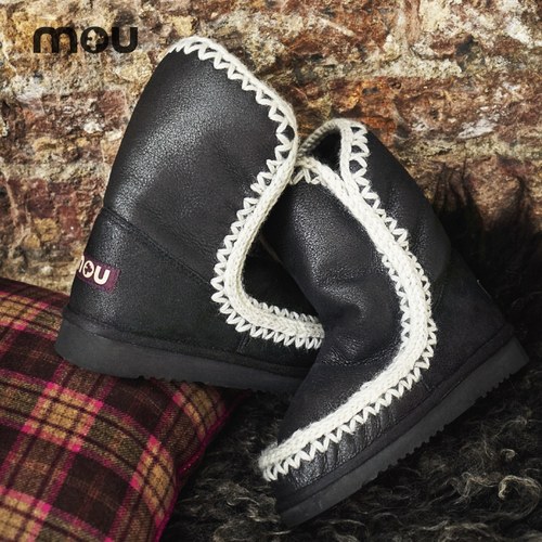 mou舒适百搭中筒雪地靴