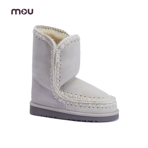 mou爱斯基摩中筒雪地靴