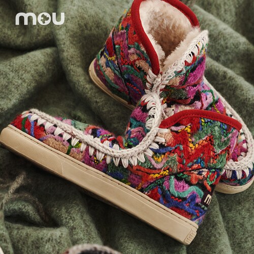 mou爱斯基摩迷你sneaker短靴
