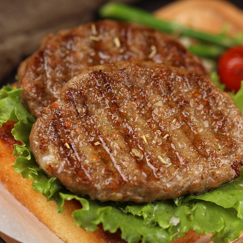 科尔沁雪花牛肉汉堡饼10片好早餐