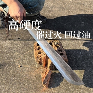 唐横刀开路山刀武术户外直刀钢刀长刃刀锻打冷兵器宝剑军刀未开刃