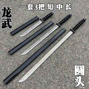 户外手工唐横刀剑军刃防身刀具长刃刀武术锻打剑冷兵器合法未开刃