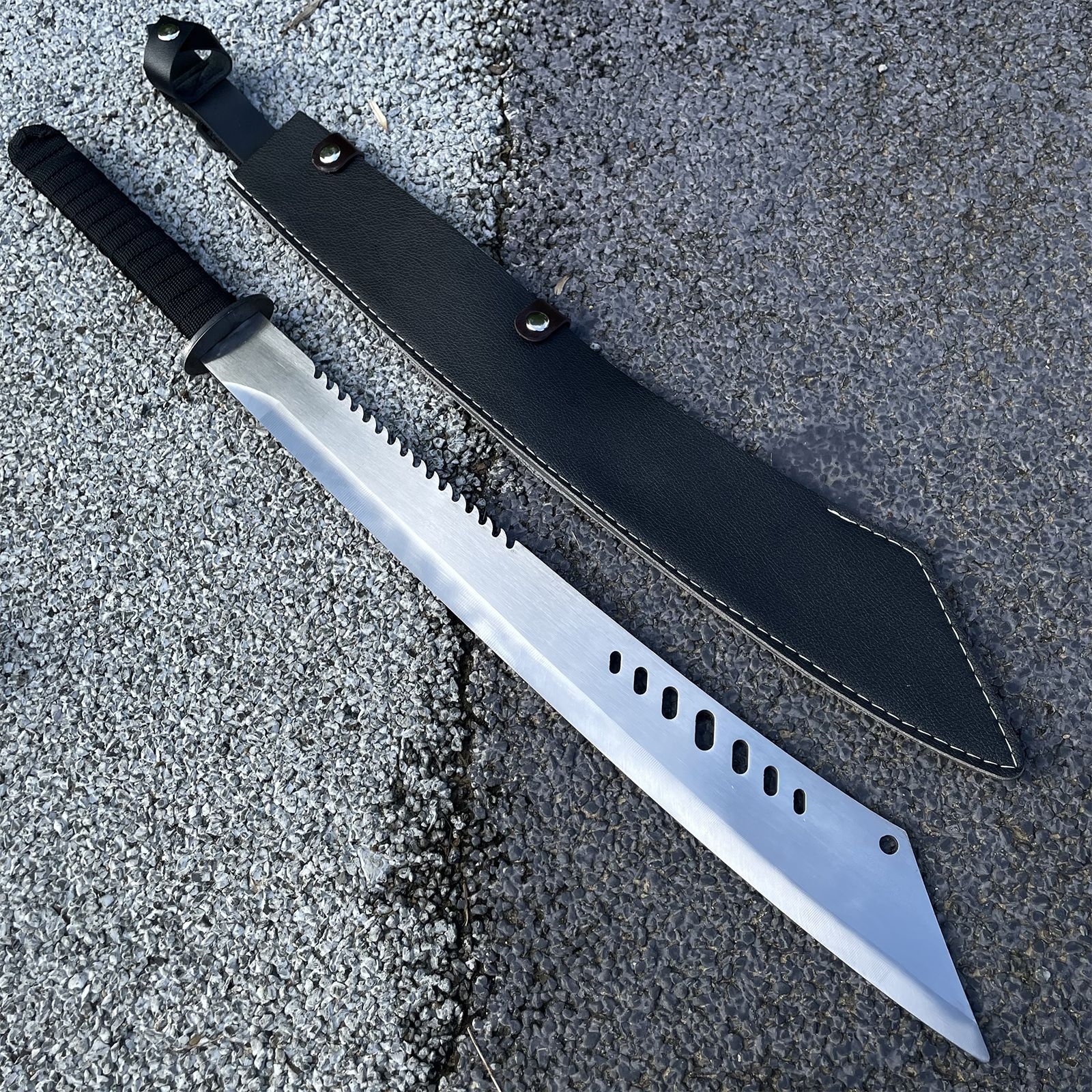 野外生存刀户外开山刃宝剑高硬度剑冷兵器武术正品刀剑开荒未开刃