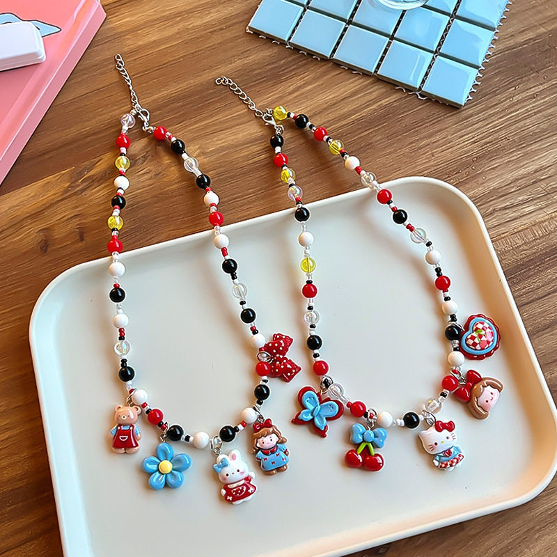 卡通可爱高颜值Kitty吗儿童耳夹个性创意少女心小清新凯蒂猫项链,童装/婴儿装/亲子装,项链,淘宝优惠券,粉丝福利购,淘宝优惠卷