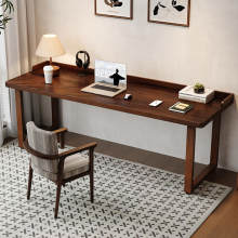南美黑胡桃木全实木电脑桌书桌双人台式成人桌工作台办公桌高档桌