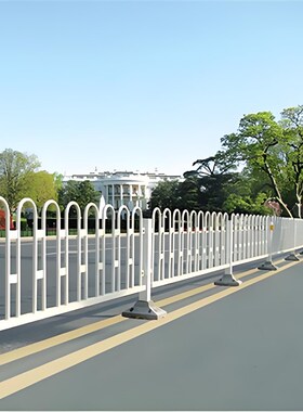 不锈钢城市道路市政护栏隔离栏交通安全公马路人行道防撞围栏栅栏