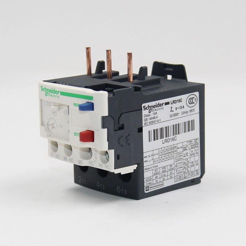 施耐德热过载继电器LRD04C05C06C07C08C10C12C14C16C21C22C32C35C