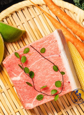 蓝旗金枪鱼大腹大脂刺身O-toro新鲜冷冻超低温生鱼片包邮250g