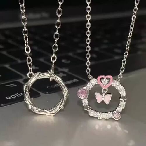 Ring of Thorns Couple Necklace Mo Pendant for Girlfriend