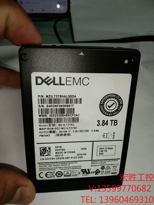 Dell emc  3.84TB sas 12g速度 SSD议价产品电子元器件电子产品