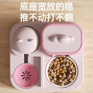 宠物碗宠物用品现货 猫咪喂水器猫碗猫狗通用喂食饮水机新款