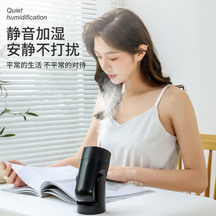 新款 炫影加湿器 智能恒湿家用桌面自动摇头喷雾空气净化器JH