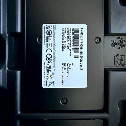 议价960g ssd PM983A可维修