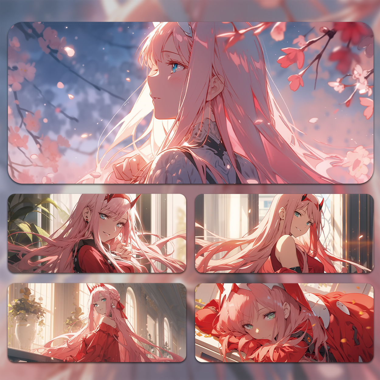 滑鼠垫超大动漫桌面电竞键盘垫子电脑桌垫定制宿舍游戏专用滑鼠垫