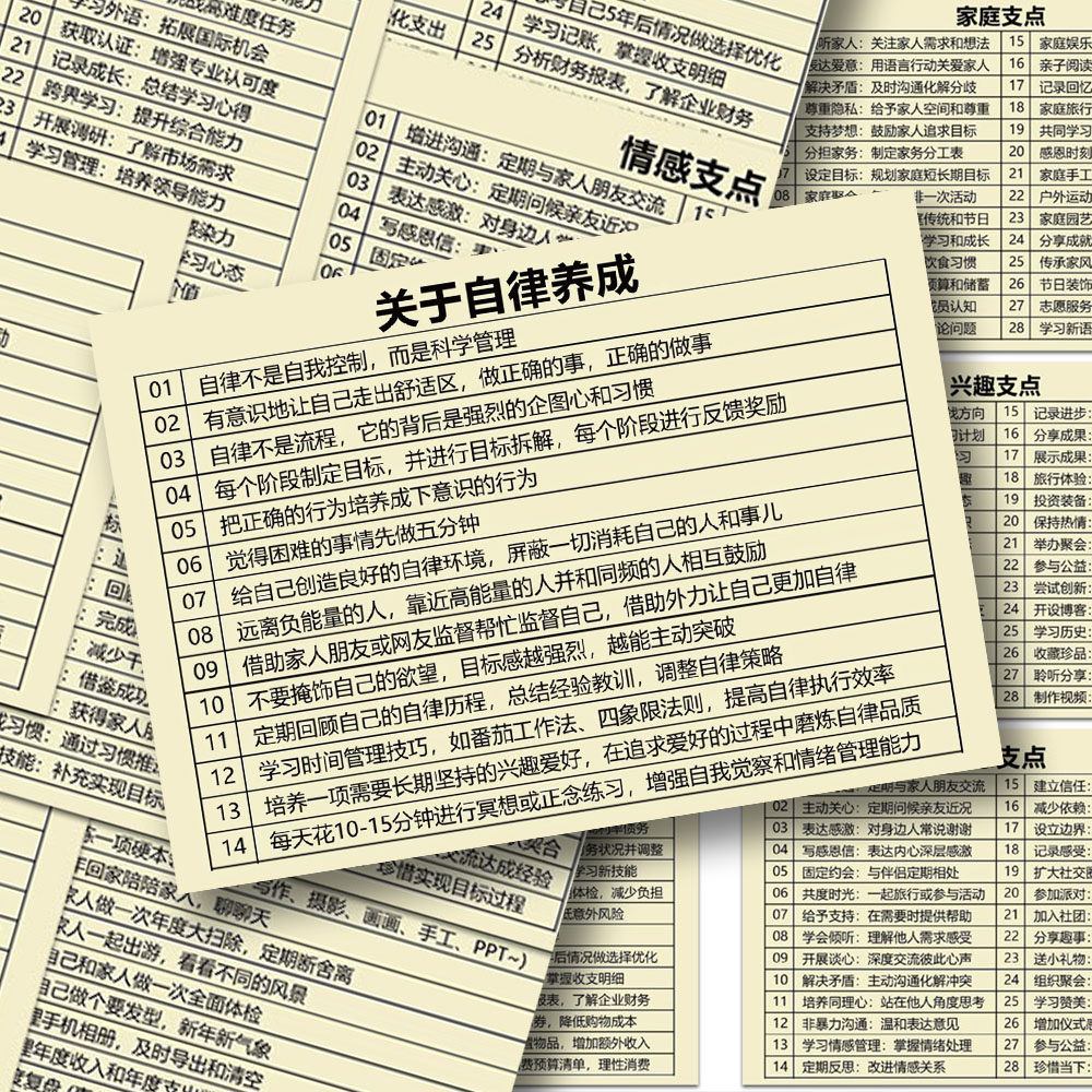 34张人生支点贴纸强者思维认知思维手账笔记本桌面装饰防水贴画,文具电教/文化用品/商务用品,贴纸/立体贴纸,淘宝优惠券,粉丝福利购,淘宝优惠卷