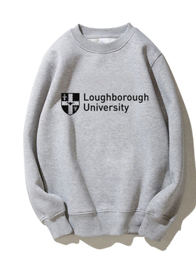 Loughborough拉夫堡大学卫衣男女东家加绒加厚圆领套头青少年外套