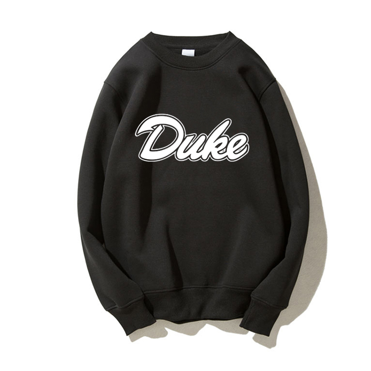 Duke杜克大学卫衣圆领套头校服欧美简约学院风秋冬季加绒学生班服
