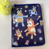 卡通可爱笔记本a5日记本学生用本子pu横线本手账本记事本布鲁伊本