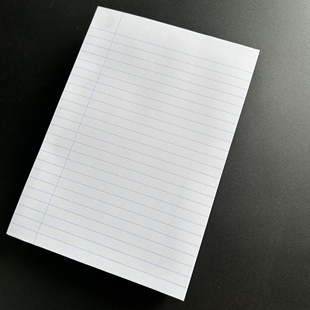 外贸脆纸本本心a4加固美式分栏本心四孔七孔活页替心大本稿纸