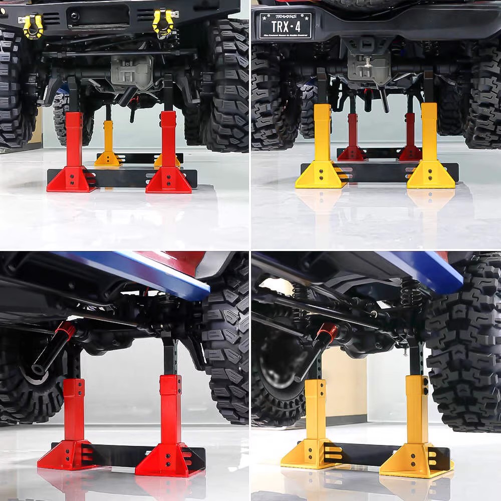 2件装模型车金属维修工具千斤顶1/10仿真攀爬车 TRX4 SCX10 D90