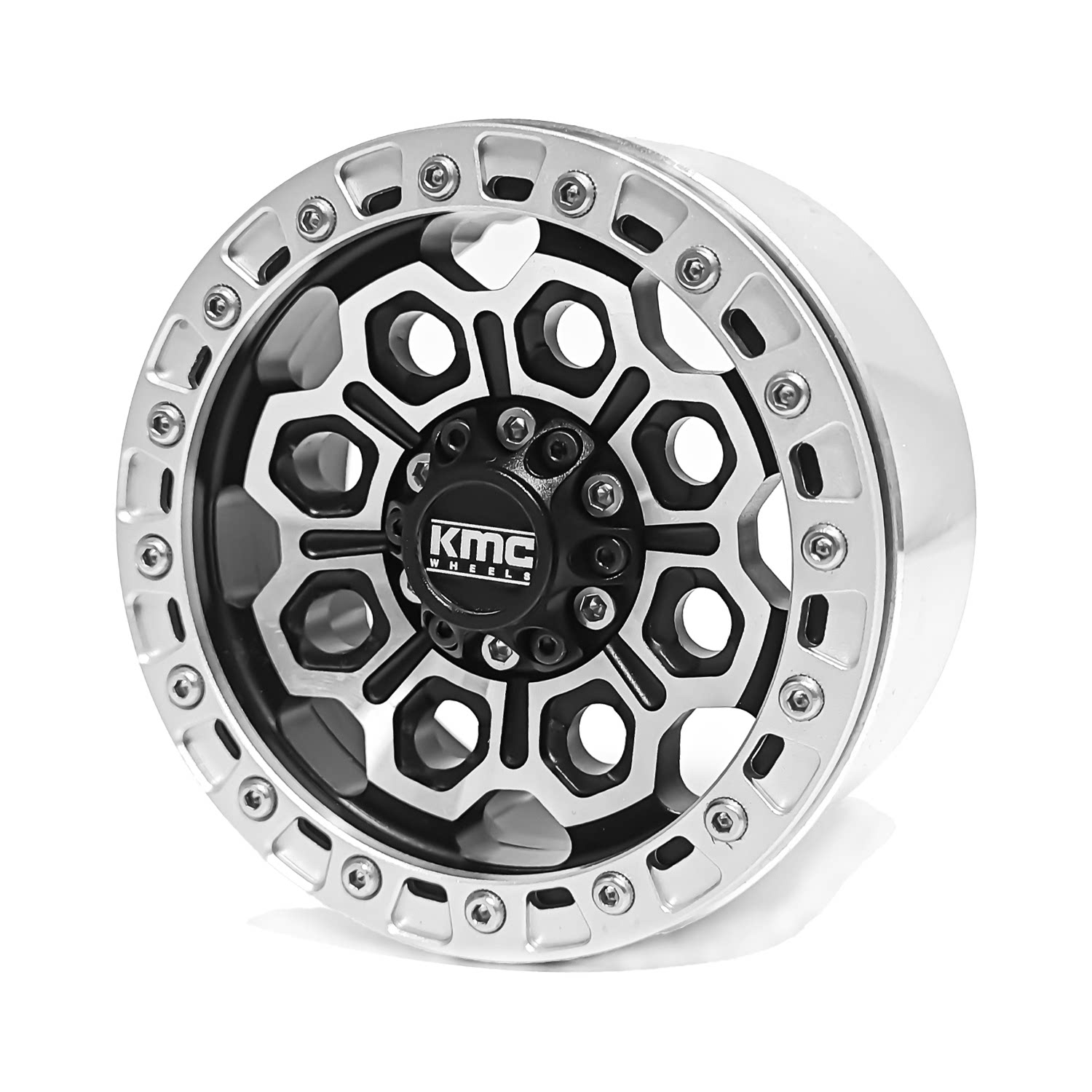 2.6寸仿真KMC越野轮毂 通用CROSS 易控 H8H H8P 毒蜥 雷拉洛 创客