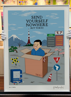 Joan Cornella霍安艺术家 日本限定潮流讽刺幽默版画趣味装饰画