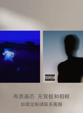 Daniel caesar油画装饰画芯卧室床头R&B音乐艺术家专辑周边无框画