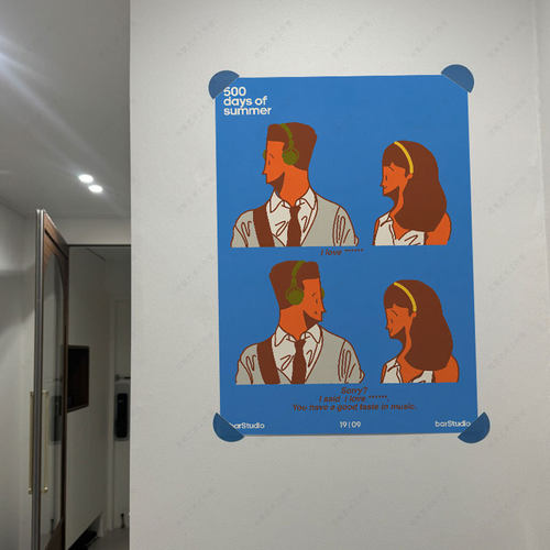 中古波普包豪斯风格海报装饰画