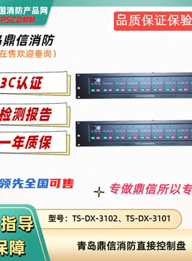 青岛鼎信消防直接控制盘多线盘TS-DX-3102/3101火灾报警主机配件