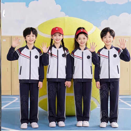 辽宁省沈阳市沈北新区中学生春秋季校服第一款儿童高中生运动班服