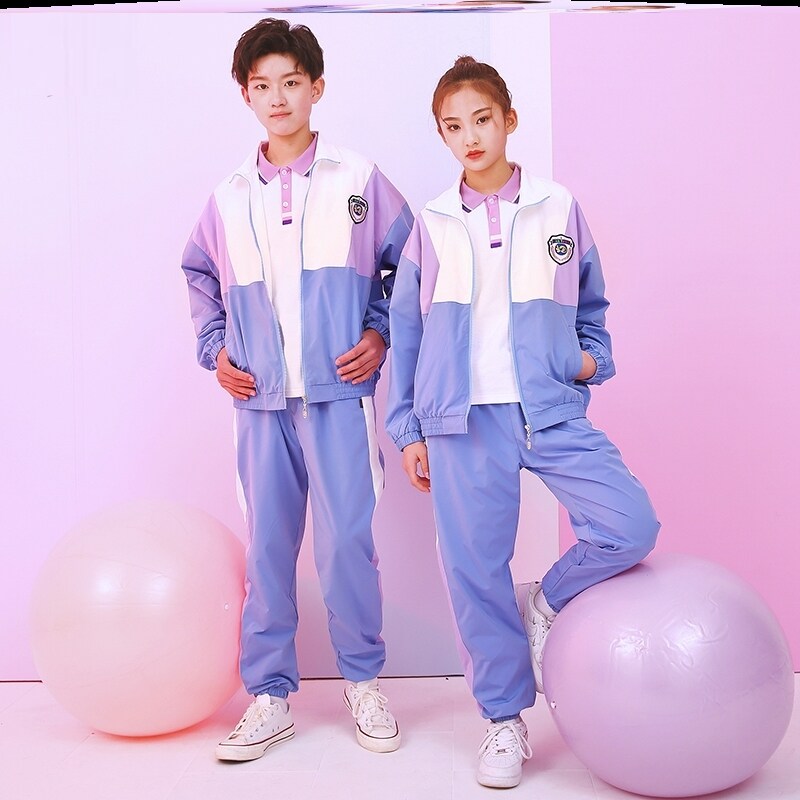 小学生校服男女春夏表演入园照男女童运动员春秋季棒球运动老师图片