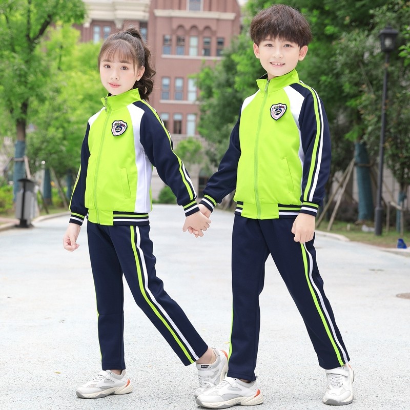 小学生校服春秋冬装幼儿园老师园服儿童班服学院风棒球服运动套装