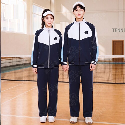 辽宁省沈阳市辽中区中学生春秋季校服第一款儿童高中生运动班服