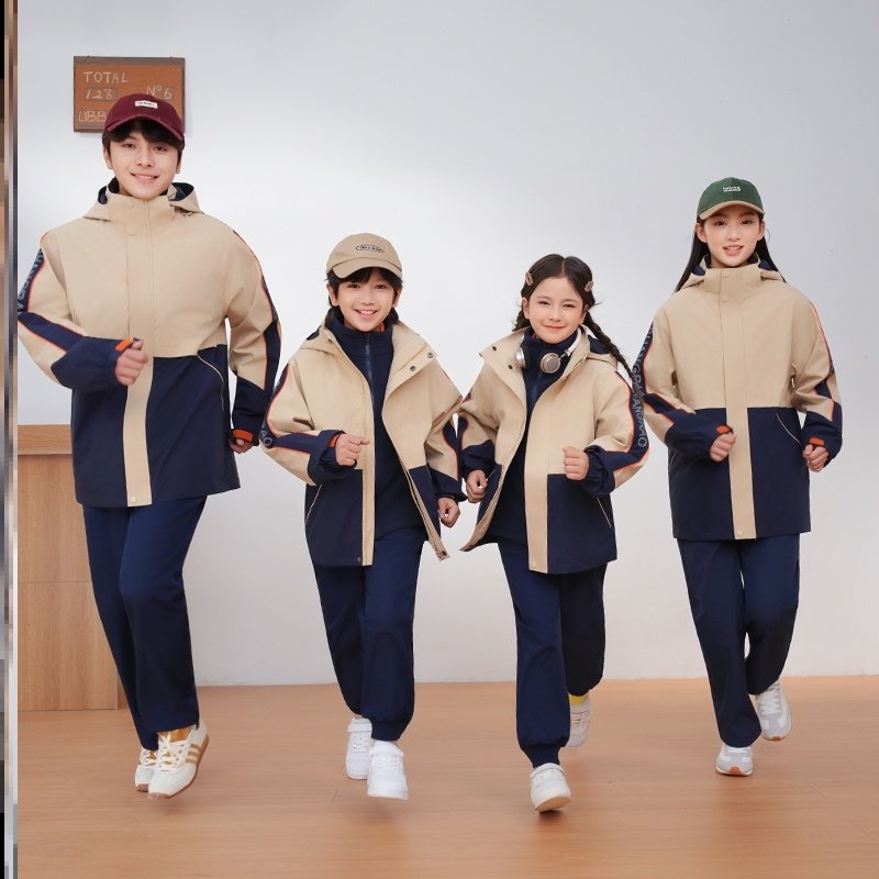 江西省上饶市婺源县校服套装初中生运动会秋冬装高中学生班服潮