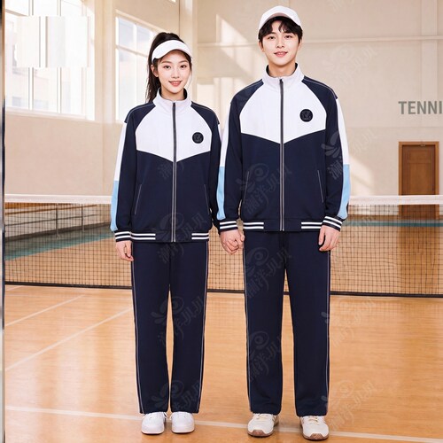 辽宁省沈阳市浑南区中学生春秋季校服第一款儿童高中生运动班服