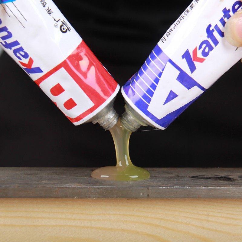 Kraft ab keo hàn keo hàn keo mạnh mẽ không thấm nước liên kết khô nhanh nhựa gỗ sắt kim loại keo mạnh mẽ dán keo thép không gỉ hợp kim nhôm thủy tinh đặc biệt K-8818 keo dán chống thấm keo dán tường