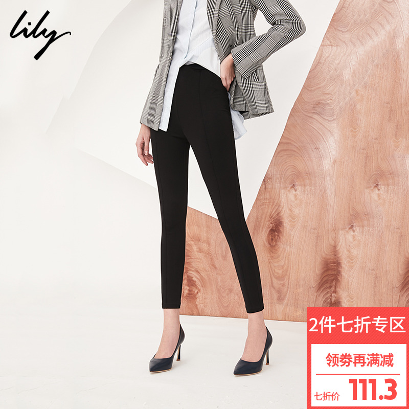 Lily2018´ºÐ¿îÅ®×°ÉÌÎñOLͨÇÚºÚÉ«ÏÔÊÝ´òµ×¿ã118100CZ303