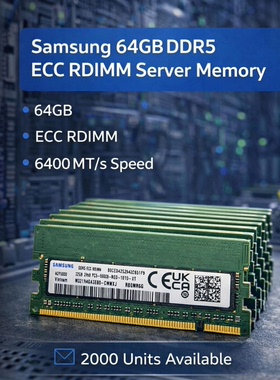 三星64G 128G2RX4 PC5-6400B-R服务器内存M321R8GA0PB2-CCPWCDDR5