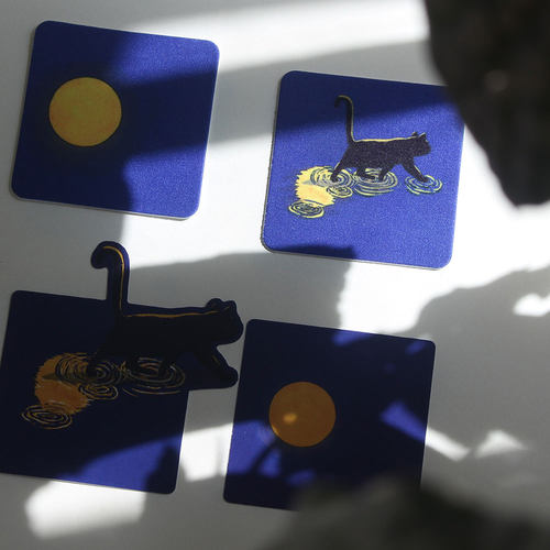 原创设计 手机屏幕清洁贴镜头清洁电脑屏幕可水洗反复使用清洁布