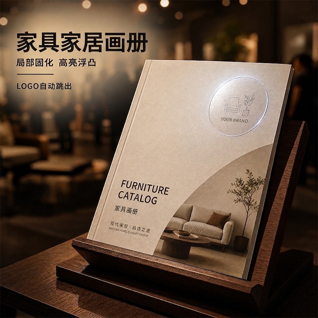 家具画册定制 产品目录印刷 A5/A4 高阶映画纸触感膜 局部UV勒口 一件起订免费设计
