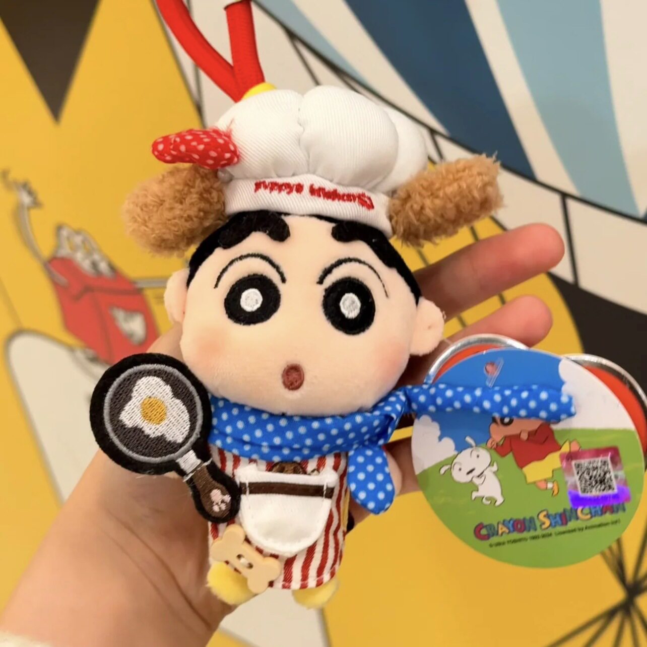 包包挂件蜡笔小新毛绒钥匙扣玩偶