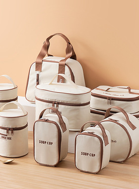 Light luxur bento bag insulation bag aluminum foil lunch box