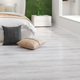 裸板圣象地板强化复合木地板家用浅灰白色环保耐磨锁扣地板NF1102