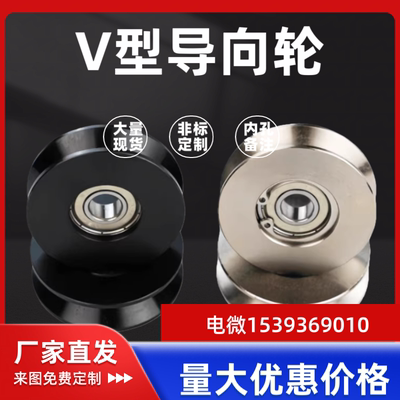 E-QBR42/E-QBR42-D20/D30/D40/D50/D60/D100经济型导向轮 V型