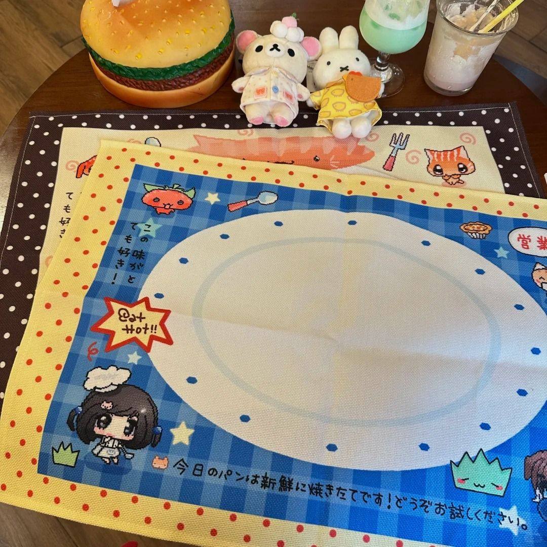 原创古早味可爱波点棉麻餐垫手账装饰古早书桌布置拍照桌布背景布,居家布艺,办公桌垫,淘宝优惠券,粉丝福利购,淘宝优惠卷