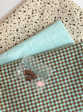 新款薄巧格子韩系桌布ins风卧室书桌茶几装饰防尘布宠物娃衣手工