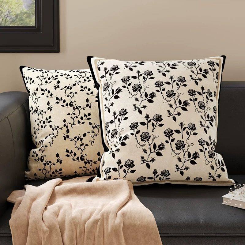 轻奢高级感抱枕客厅沙发抱枕套床头靠背枕法式飘窗装饰靠垫腰含芯